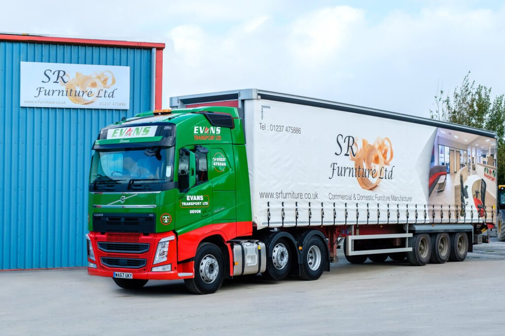 Devon Commercial Photographer - SR Furniture lorry